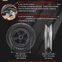 BANGTING 2-Pack 10x2.125 Tubeless Scooter Tires - Fits Models: 8.5x2.0, 8x2, 50-75-6.1, 102.0, 102-6.1, 102(54-152) | Verify Rim Size: 6.5-6.65" Diameter & 1.26-1.34" Width | Puncture-Resistant (Black)