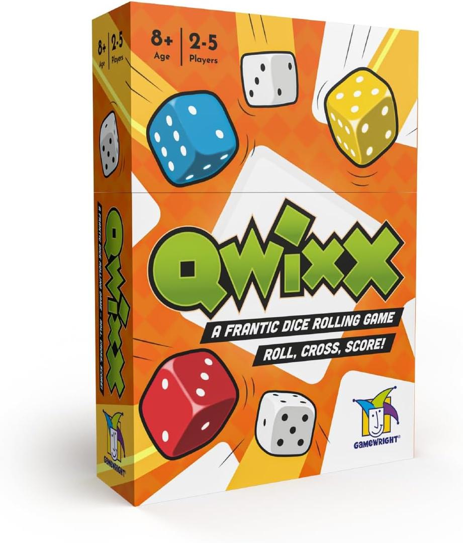 Qwixx: The frantic dice rolling game that everyone plays at once! For ages 8+ (5")