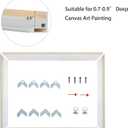 CANFRAVAS Canvas Frame 20x20, DIY Metal Floating Frame, Canvas Floater Frames for 0.6"-0.9" Deep Print Painting (Natural,20"x20")