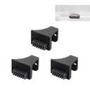 Embedded Nozzle Wiper for Bambulab X1/P1 Nozzle Silicone Brush Consumables Cleaning Tool for Bambulab X1 3D Printed Nozzle (3PCS)