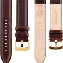 OTTOODY Leather Watch Bands Quick Release, Elegant Top Grain Leather Watch Straps for Men & Women, Choice of Color & Width - 18mm, 19mm, 20mm, 21mm or 22mm Wristbands Bracelet for Watch & Smartwatch