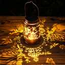 Fairy Solar Lanterns Outdoor Waterproof, Decorative Hanging Solar Lights for Garden Patio, Fairy Gifts for Women, Grandma, Yard Lawn Porch Pathway Tabletop Decor
