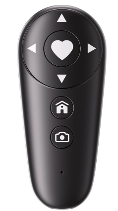 UNIBITRI Scrolling Ring Remote Control for TikTok, Bluetooth Remote for iPhone, iPad, iOS, Android, Page Turner, Tap Tap TikTok, Fingertip Wireless Remote Control,Black