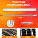 Grill Parts Replacement for Charbroil 5 Burner 463448021 463229521 463229021 463466522 463455021, G325-0002-W1 Heat Plate, G327-2100-W1 Stainless Steel Burner 463451022 463284022 Gas Grill, Igniter