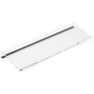 Richboom Computer Keyboard Stand Tilt PC Keyboard Stand Riser for Easy Ergonomic Typing, Acrylic Keyboard Tray Holder for Office Desk, Home, School, with Silicone Anti-Slip Case, Clear (17 x 5.5 x 1.5 IN)