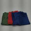 Real Essentials 5 Pack: Women's Dry Fit Crop Top - Short Sleeve Crew Neck Stretch Athletic Tee (Medium)