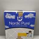 Nordic Pure 20x20x1 Pleated Ultra MERV 16 AC Furnace Air Filters 4 Pack