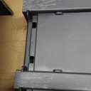 CleverMade Collapsible Wheeled Crate with Lid, 4-Wheels - Swivel and Glide Rolling Crate with Handle and Double Wheels for Easy Transport and Versatile Use - 55L and 100lb Capacity, Cool Gray