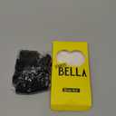 PARISBELLA Silky Satin Scrunchies For Women, Satin Hair Ties for Thick and Thin Hair, Classic Black, Pack of 3