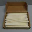 48 Pcs Flameless LED Taper Candles Battery Operated Candles Bulk Realistic LED Candlesticks Flickering for Wedding Church Graduation Party Home Decor(Ivory,Classic Style)