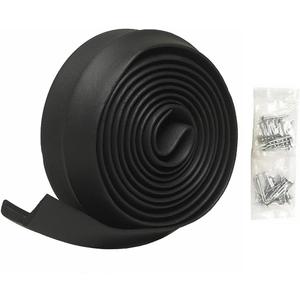 Rocky Mountain Goods Garage Door Bottom Seal - Attaches to Floor – 9 ft x 2 1/4" Universal Weatherproof Seal – Heavy Duty Threshold for Garage Doors – Blocks Drafts, Dirt, and Pests - Includes Nails