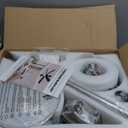 Ceiling Fan with Light and Remote/APP Control, 62 inch Large Low Profile Ceiling Fans for Living Room Patio, Quiet DC Reversible Motor, 8 Speed, 3CCT, Dimmable, Dual Finish 8 Blades, Nickel