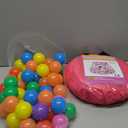 DISHIO Ball Pits with 50 Balls, Pop up Tents for Kids with Star Lights, Ball Pit for Toddlers, Princess Tent Toy for 1,2,3 yrs Birthday Gifts for Girls, Easy to Assemble and Store (50 Balls Included)