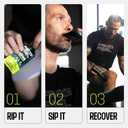 Frog Fuel Power Energized Protein Shot, 15g Protein Nano-Hydrolyzed Grass Fed Collagen, 120mg Caffeine, Fat & Sugar Free, 22 Amino Acids, 0 Carbs, Berry, 1 oz Packets, 24 Pack