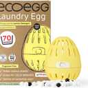 Ecoegg Laundry Egg  70 Loads | Free & Clear/Fragrance-Free Laundry Detergent | Non-Bio, No Enzymes, Phosphates, Palm Oil or Chlorine Bleach | Safe for Sensitive Skin