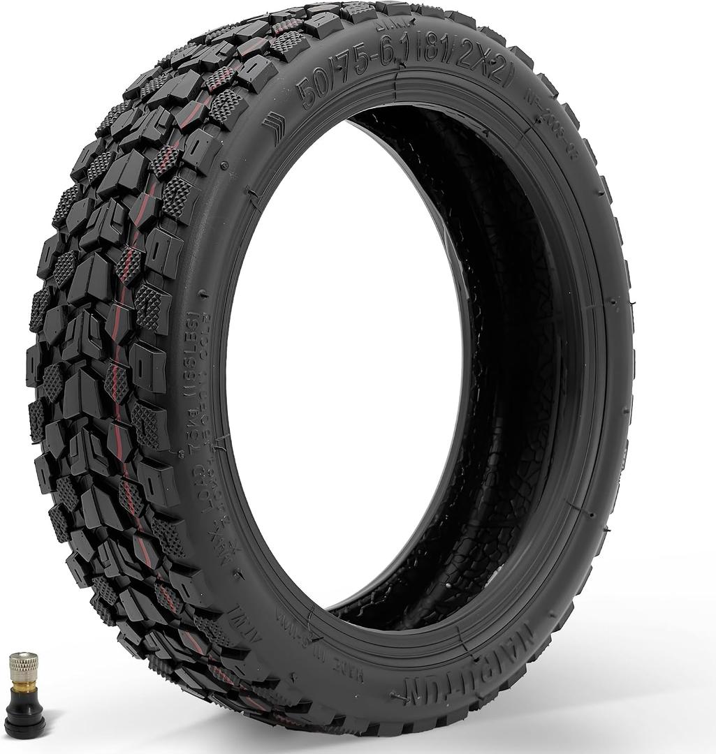 50/75-6.1 (8 1/2x2) Off-Road Tire, Vacuum Tubeless Scooter Tire Fit for Gotrax GXL V2/XR Ultra/G3 Hiboy S2 S2R Plus Hover-1 Journey Xiaomi M365 E-Scooter, Replacement for 8.5x2.0