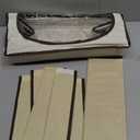 Hiceeden Silverware Organizer with Zipper Lid, 16.5"10.6"3.5" Flatware Storage Box with Adjustable Dividers and Handles, Portable Cutlery Holder Utensil Case for Spoon, Fork, Knife, 6 Compartment