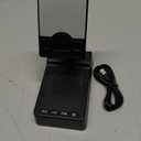 Cell Phone Stand with Wireless Bluetooth Speaker Adjustable Holder Anti-Slip Base HD Surround Sound for Home, Desk & Outdoors Compatible with Mobile & Tablets