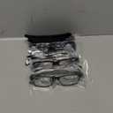 NORPERWIS Reading Glasses 5 Pairs Quality Readers Spring Hinge Glasses for Reading for Men and Women (5 Pack Black, 2.25)