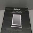 Saliwa Vanity Mirror with Lights, Lighted Makeup Mirror with 3 Modes, 10X Magnification Mirror, Stepless Brightness, 360 Rotation, Christmas & Valentines Gifts for Women, Daughter, Mom, Her