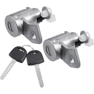 X AUTOHAUX 1 Set Front Left Right Side Door Lock Cylinder with Keys for Chevy Colorado for GMC Canyon 2004-2012 for Hummer H3 2006-2010 19121155 89022371