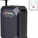 AOTOS Smart Rideable Luggage-Roller Carry-on Luggage 22x14x9-TSA, Airline-Approved 22'' Hardshell, Zipperless Travel Suitcase with Rolling Wheels App Control - Cabin Suitcase for Airport Travel, small