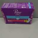Poise Ultra Thin Incontinence Pads & Postpartum Pads for Bladder Leaks, 5 Drop Maximum Absorbency, Long Length, 180 Count