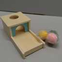 Adena Montessori Wooden Toy for 6-12 Month Baby 3 Balls with Tray, Object Permanence Box Colorful Learning Education Toy for Toddler Kid 1-2 Year Old, Preschool Developmental Girl and Boy Gift