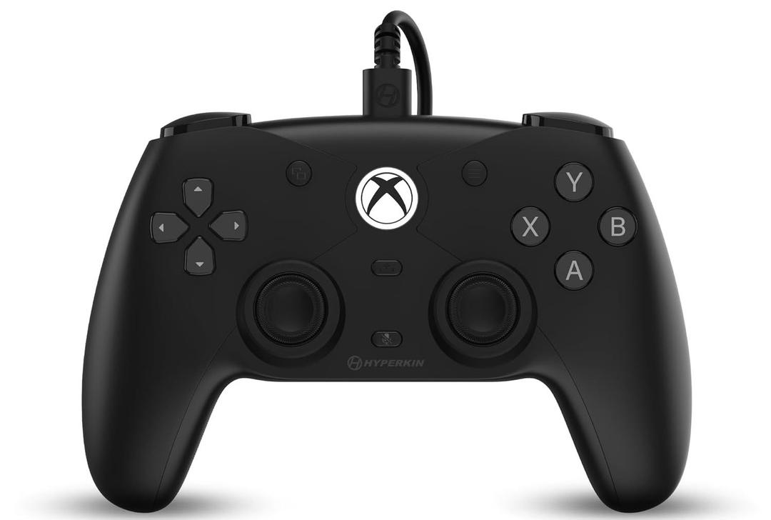 Hyperkin The Competitor Wired Controller for Xbox Series X|S, Xbox One & PC with Hall Effect Joysticks & Impulse Triggers; Symmetrical Layout & Precision D-Pad, Christmas Gift Ideas - Officially Licensed Xbox - Black