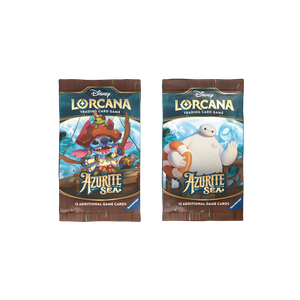 Disney Lorcana, Azurite Sea, Booster pack, Contains 12 cards Each Two Pack