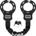IMAYCC Scooter Lock, 4 Digit Combination Electric Scooter Lock Anti Theft Heavy Duty Resettable with 3 Key, Chain Lock for E Scooter Bike Motorcycle & Door
