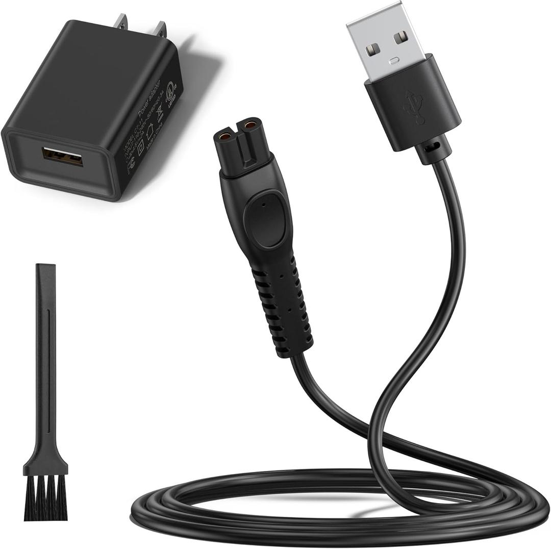 5V Fast Charger for Philips Norelco Newer Model 3900 2400, Wet & Dry Shaver Newer Series 2000 5000 7000 3000 QP2724 QP2834 QP1924, MG7910 MG5910 MG9510 Philips Oneblade 360 Trimmer Electric Shaver