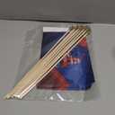 10 Pack 250th Anniversary Hand Held Flags - 5x8 Inch | Small Wooden Stick Flag for Events and Celebrations