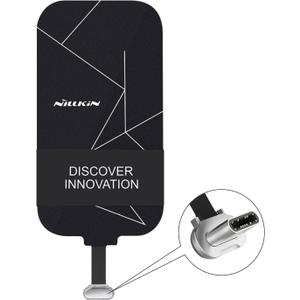 Nillkin Wireless Charging Receiver and Adapter, Qi Wireless Charger Receiver Module for Google Pixel 3A XL, Samsung Galaxy A13/A14/A15/A42, LG and Other USB C Phones, Type C Long