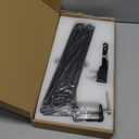 LED Desk Lamp with Clamp,Adjustable Swing Arm Desk Lamps for Home Office,Dimmable Tempering Eye Care Desk Light Bright Modern Led Table Lamp for Nail Tech Architect,Flexible Tall Task Table Light