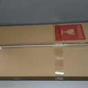Beauty4U 50” x 14" Full Length Wall Mirror, White Baroque Door Mirror