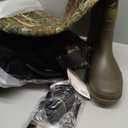 Foxelli Chest Waders, Waterproof 4mm Neoprene Hunting & Fishing Waders for Men & Women with Boots (12, Camo)