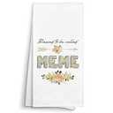 MONALET Blessed to Be Called Meme Gifts Kitchen Towels Decorative, Meme Dish Cloths Tea Towel Gifts for Grandma Grandmother Bathroom Kitchen Dishcloths Hand Towel Decor 16x24