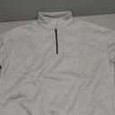 Womens Oversized Half Zip Long Sleeve Sweatshirt Solid Color Quarter Zipper Trendy Teen Girls Drop Shoulder Pullover Light Grey, No Size