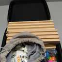 Rummy Cube 8 Player Edition with 8 Wooden Racks, Rummy Cube Game with Case 8 Players with Portable Case 214 Tiles Rummy Cube Travel Game Set for Family Adults Kids