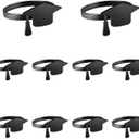 10 PCS Graduation Napkin Rings, 2026 Graduation Black Napkin Holders for Cloth Napkins Metal Napkin Holder Bulk for Graduation Party Supplies Graduation Table Decor