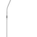 Daylight Slimline 4 LED Floor Lamp in Brushed Steel - 6,000K, 3,200 Lux, 4 Brightness Levels, USB-C Charging Port, Anti-Glare Diffuser, Flexible Design, Art & Craft, Sewing, Nail Salon