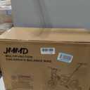 JMMD 6 in 1 Toddler Bike with Push Handle for Kids 18-60 Months, 12" Foldable Balance Bike with Training Wheels, Pedals, Brakes, Kickstand, Push Tricycle Toddler Gift & Toys for Boy & Girl, Large