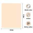 10 Pcs Blank Tattoo Practice Skin - Narkysus 7.5"x 5.5" Fake Skin Double Sides Tattoo Skin Pads Tattoo Fake Skin for Tattoo Kit Tattoo Supplies