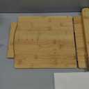 2025 Upgraded Wooden Tortilla Press 10 Inches Large Wood Tortilla Press Maker, with Rolling Pin & 50 Pcs Parchment Paper, for Homemade Tortillera, Roti, Chapati, Taco, Pataconera, Burritos (Square)