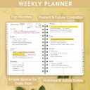 4 x Ymumuda Academic Planner 2026, Daily Weekly and Monthly Calendar Planner (Jan.2026-Dec.2026),8.4"6.3", Hardcover Notebook Teacher Supplies, Premium Thick Paper, Planners for School Work Office