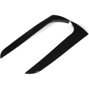 Rear Side Spoiler, 2pcs Glossy Black Car Rear Back Window Side Spoiler Maintenance Replacement for B8 Allroad Avant 29-216