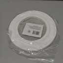 Renovators Supply Manufacturing Recessed Lighting Trim 10 in. Round White Polyurethane Ornate Recessed Ceiling Light Trims