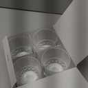 Bormioli Rocco America '20s 10.125 oz. Rocks Drink Drinking Glasses, Clear, Set of 4