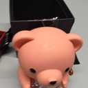 Teddy Bear with Preserved Rose Flower in Bear with Necklace and Box, Unique Mothers Day Gifts for Mom from Son Daughter (Pink+ Gift Box), 5.86 x 8.35 x 5.96 inches